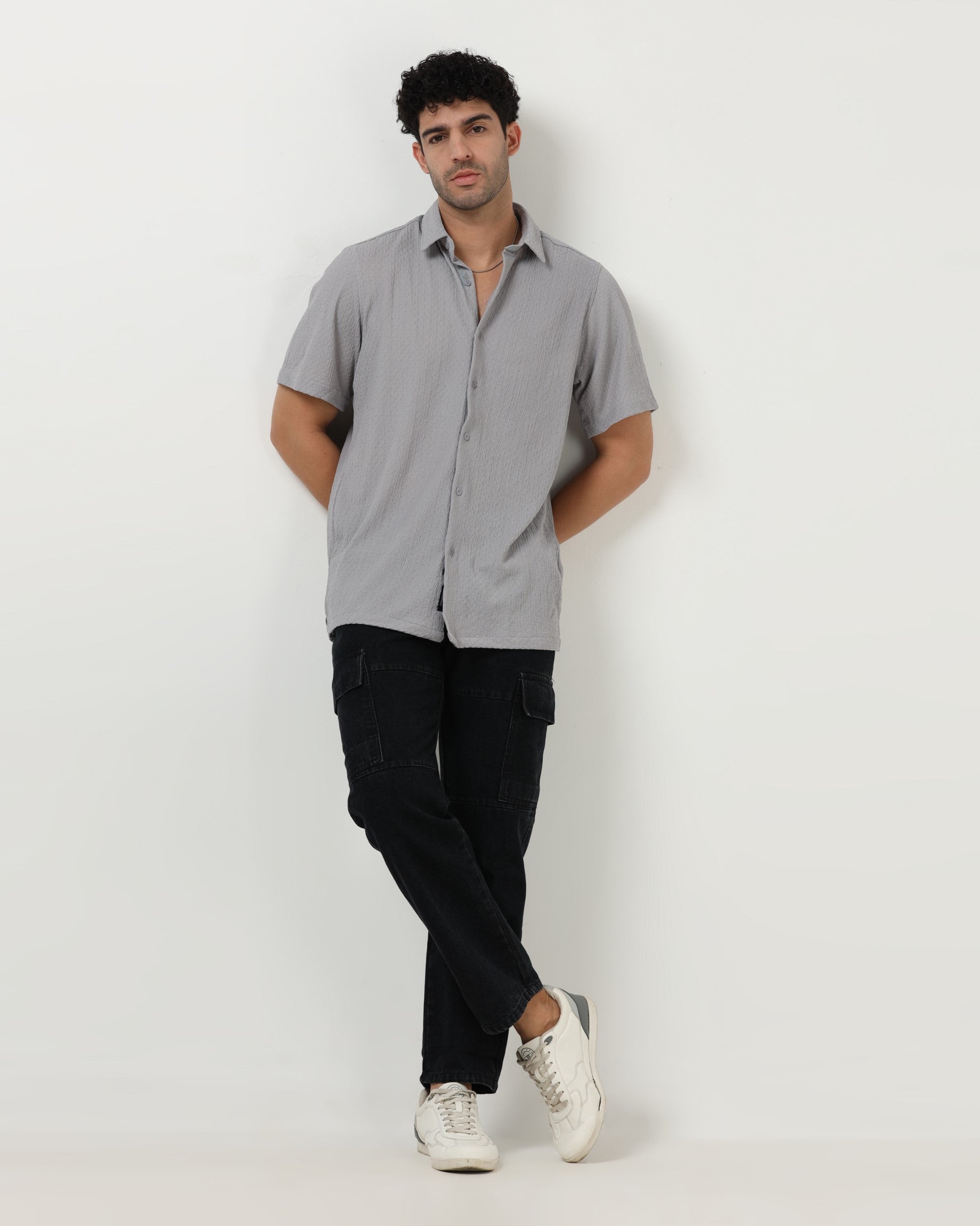 HALO Grey Knit Shirt