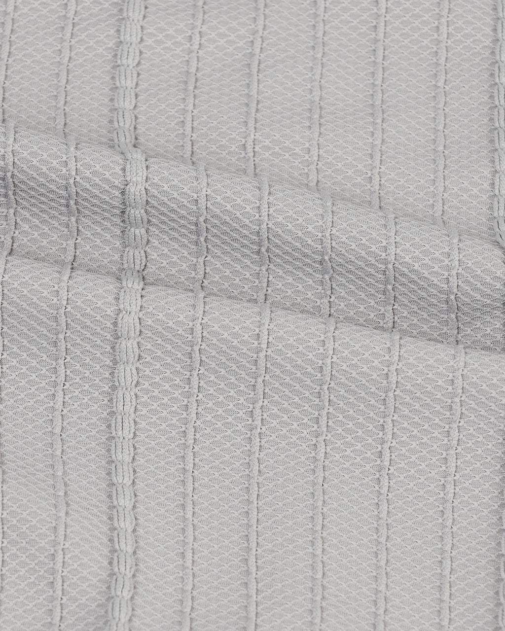 VERTIX Grey Textured Knit Shirt