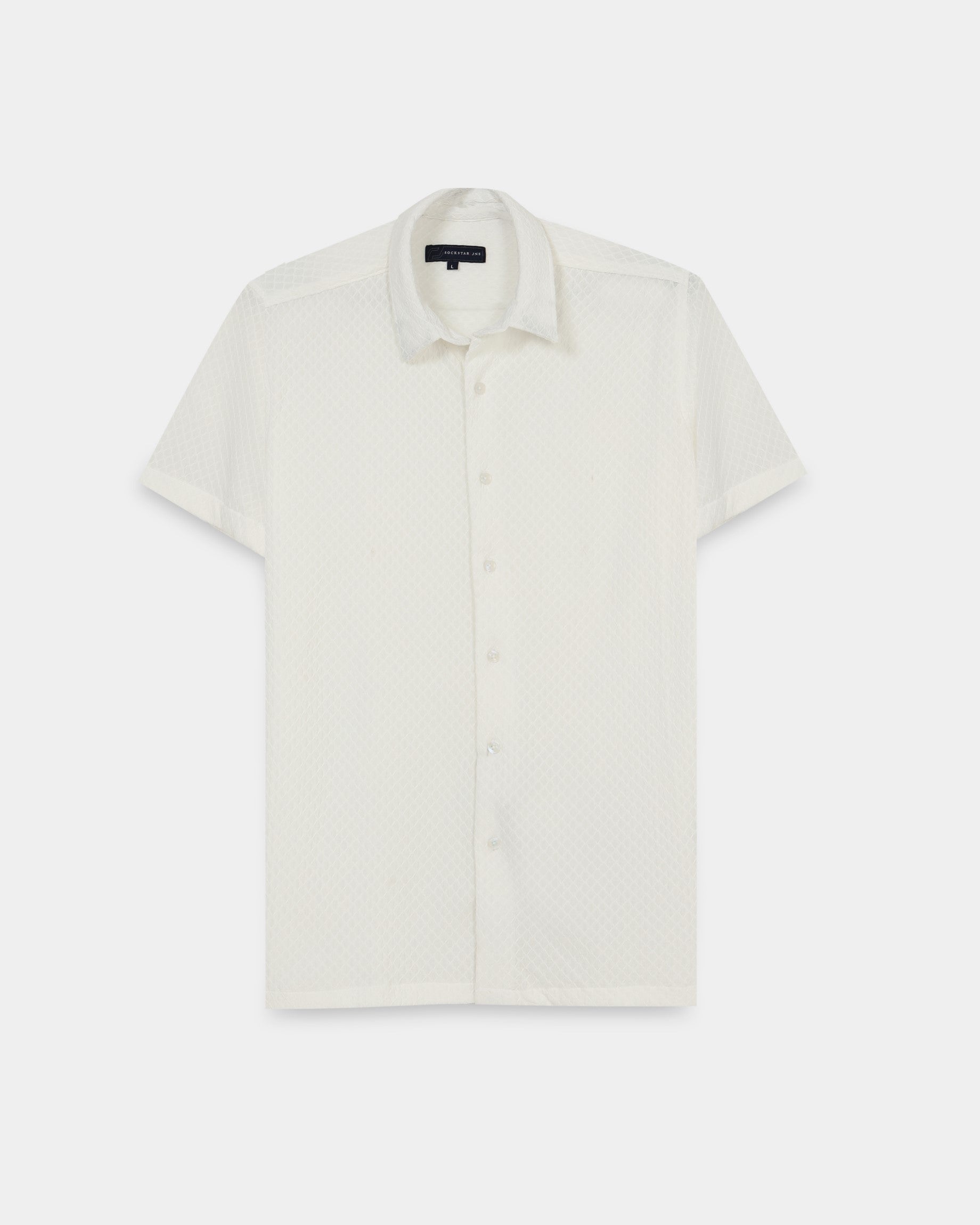 HALO White Knit Shirt