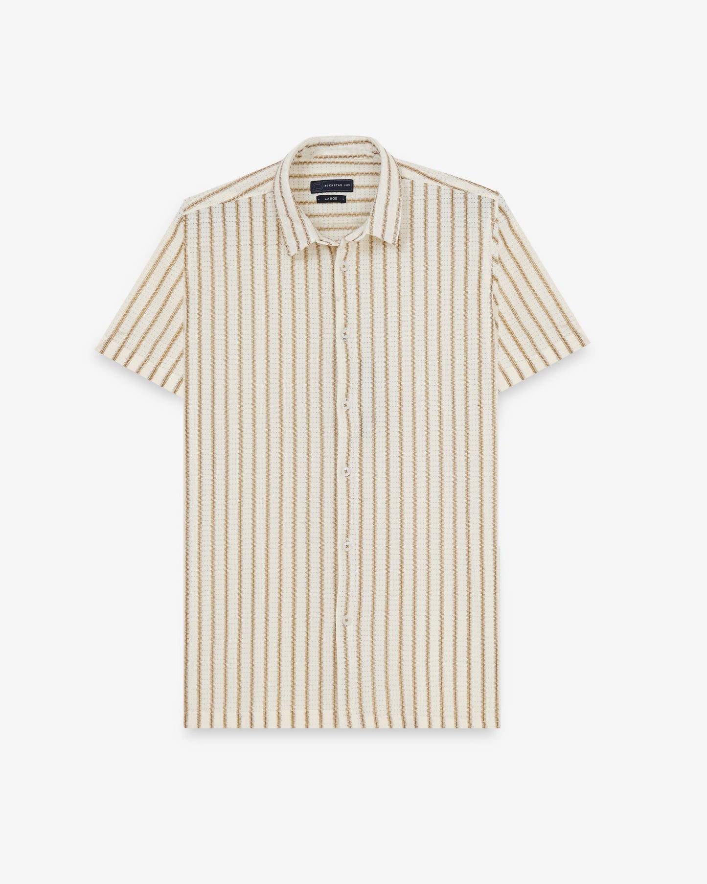 NOIR Brown Line Shirt