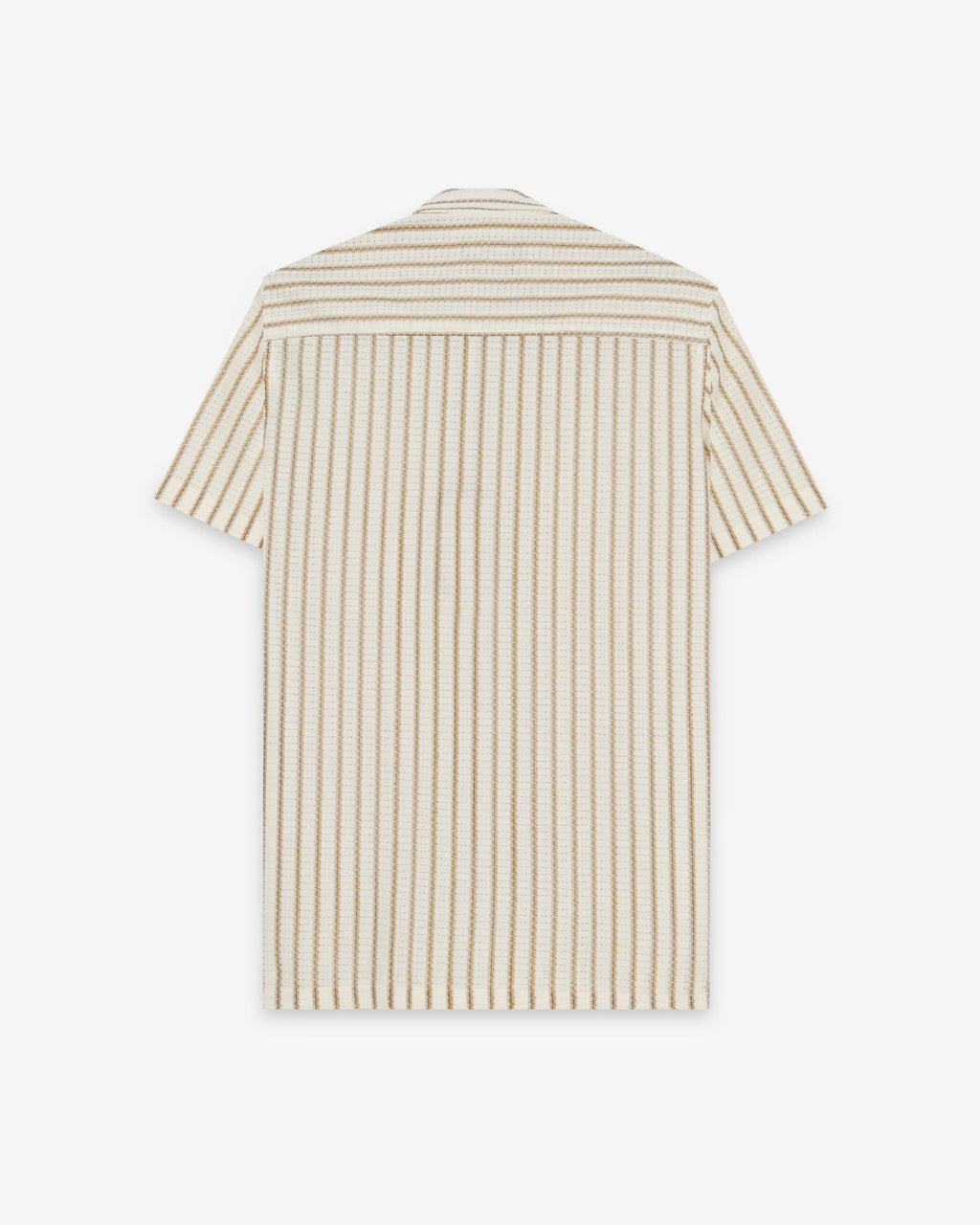 NOIR Brown Line Shirt
