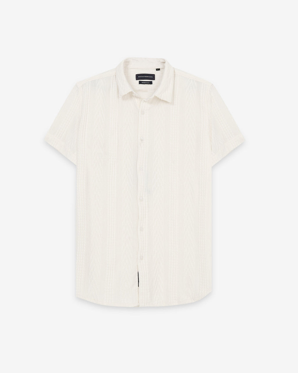 WAVE White Knit Shirt