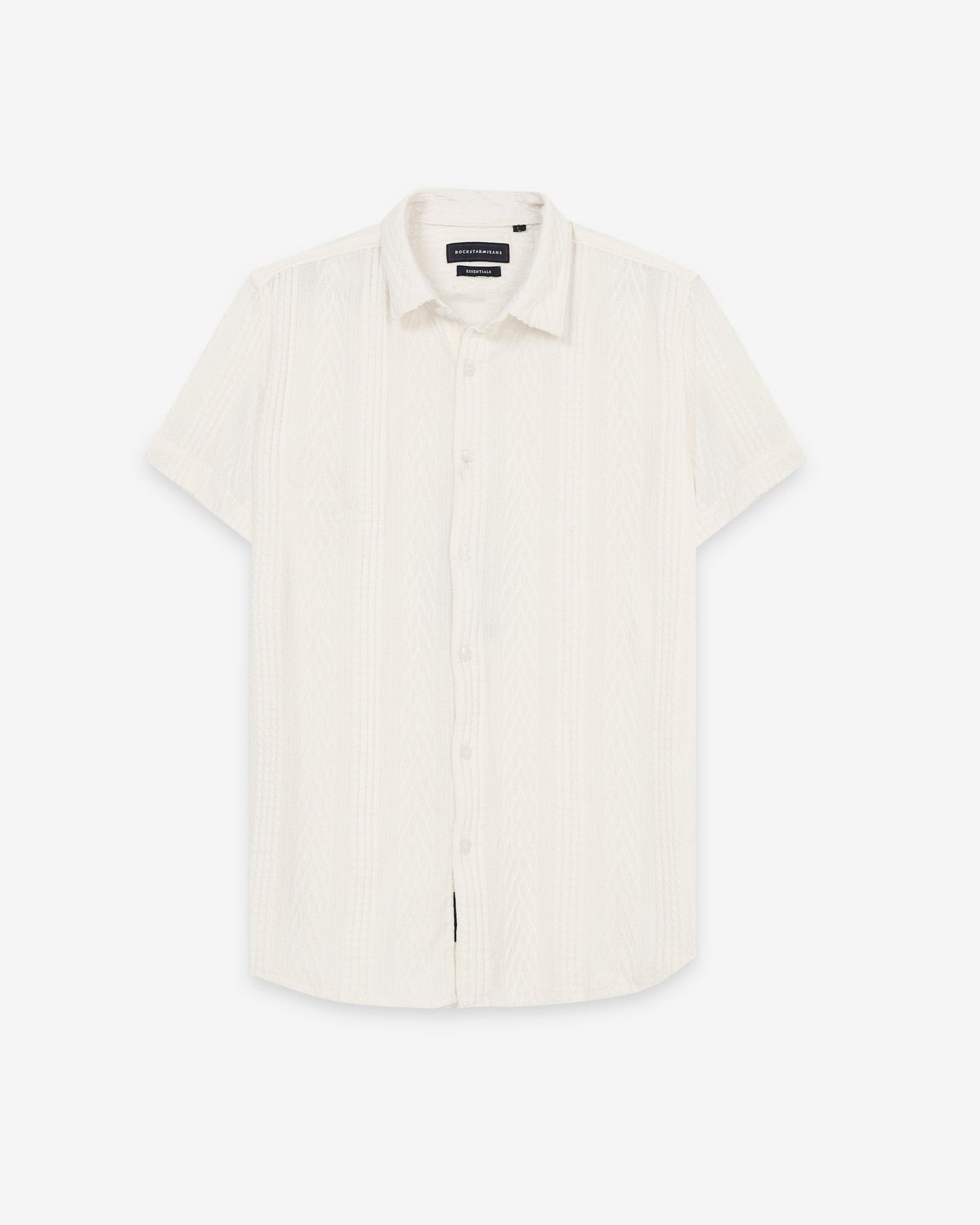 WAVE White Knit Shirt