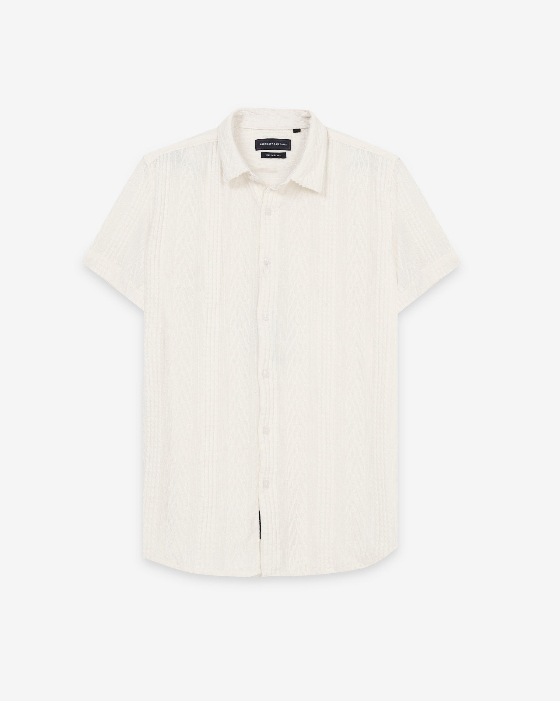 WAVE White Knit Shirt