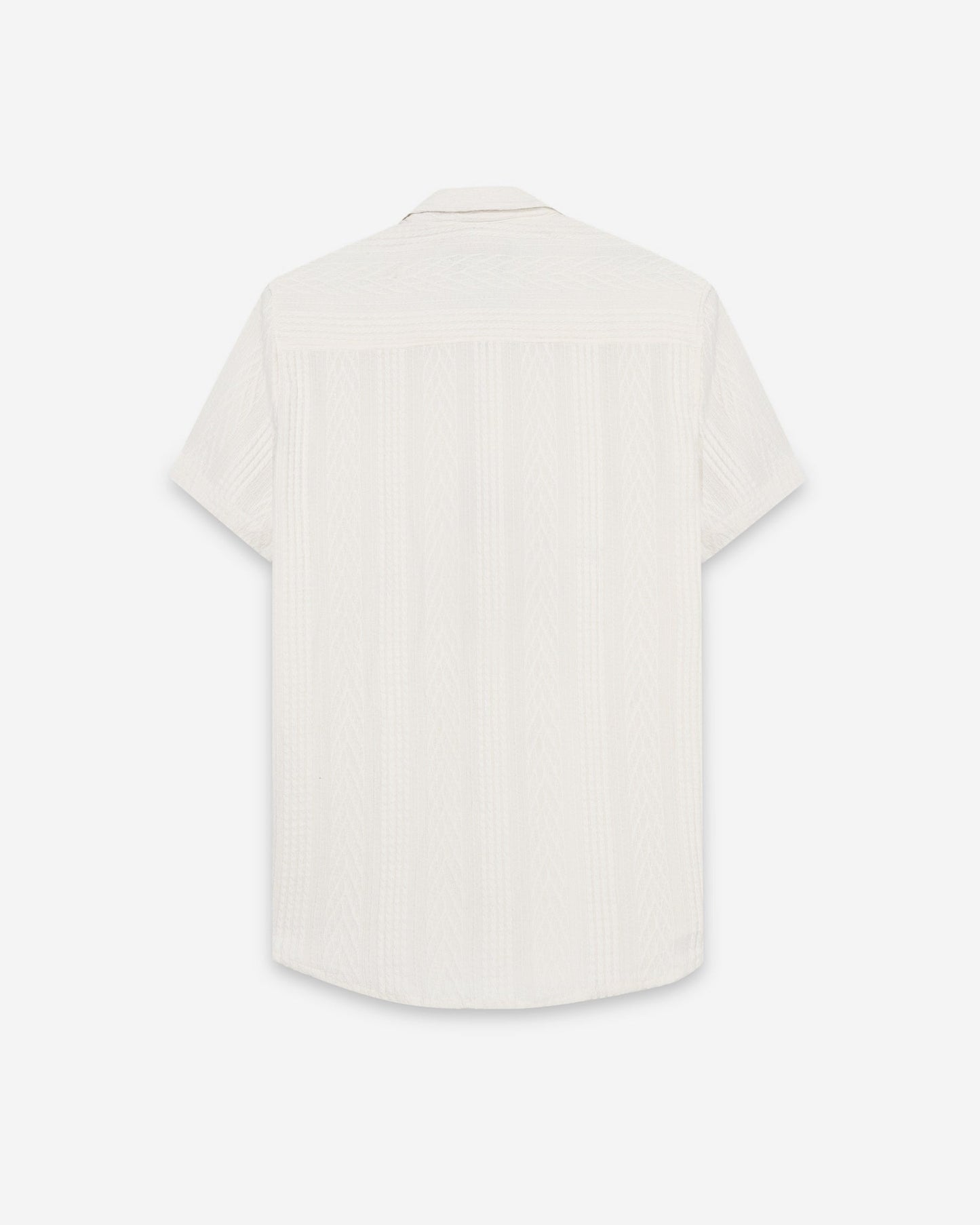 WAVE White Knit Shirt
