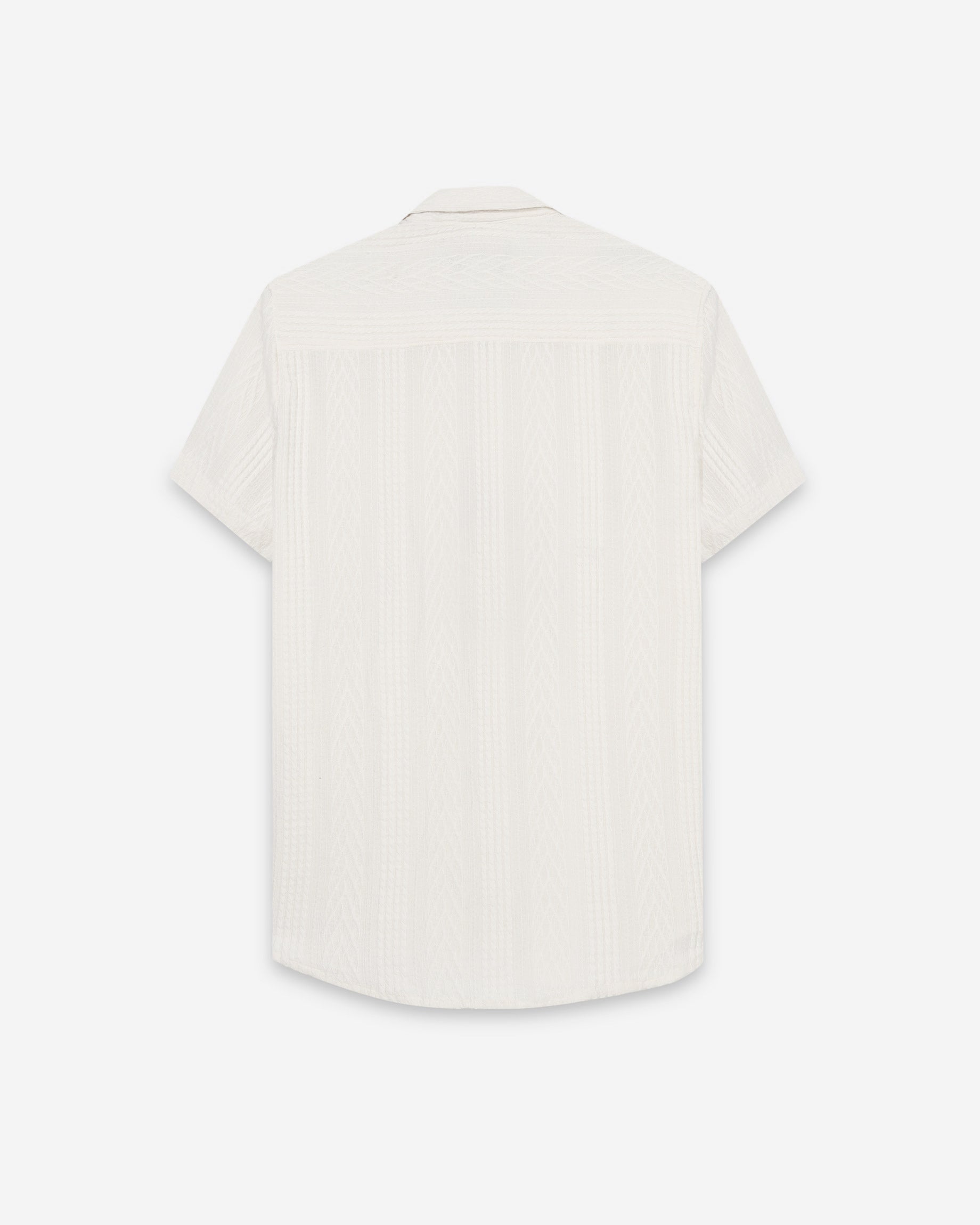 WAVE White Knit Shirt