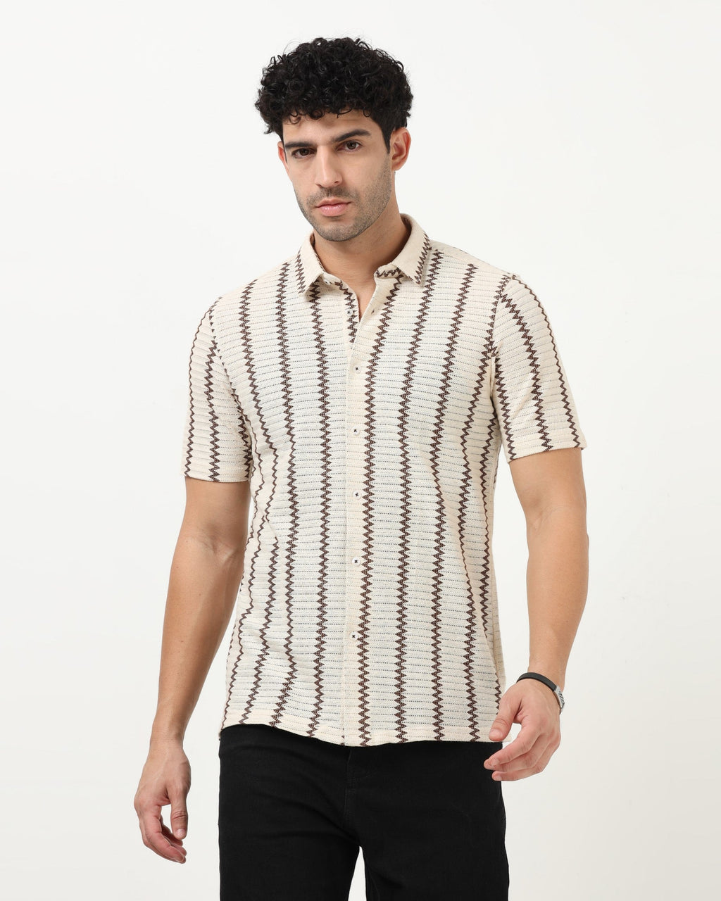 DUNE Brown Zigline Shirt