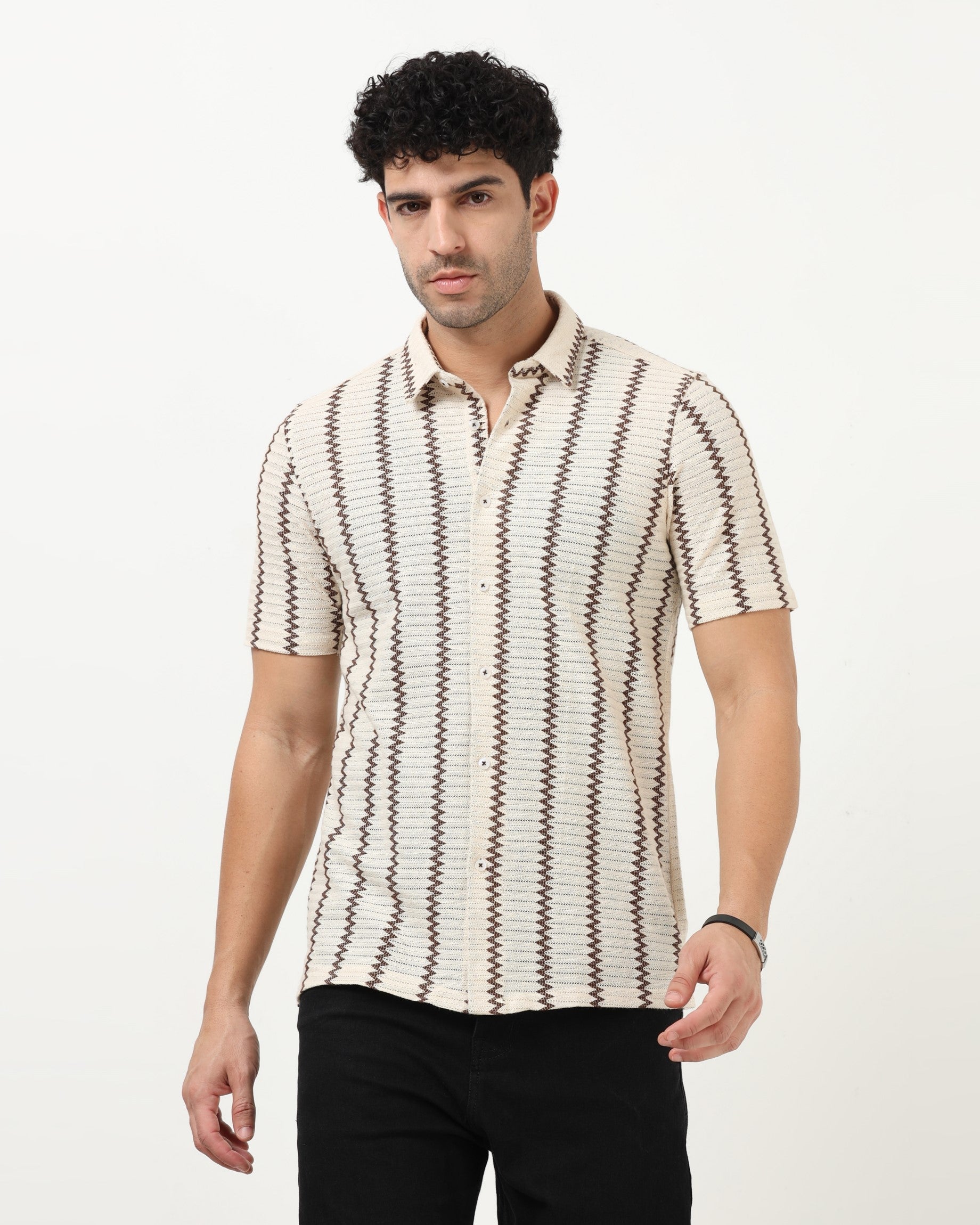 DUNE Brown Zigline Shirt