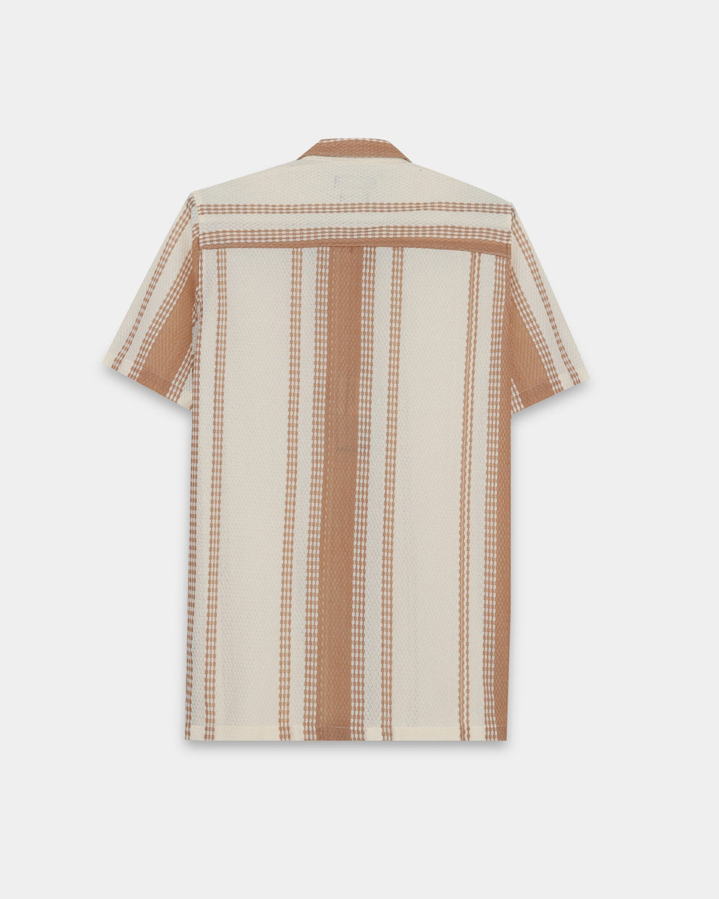 VOLT Beige Textured Knit Shirt