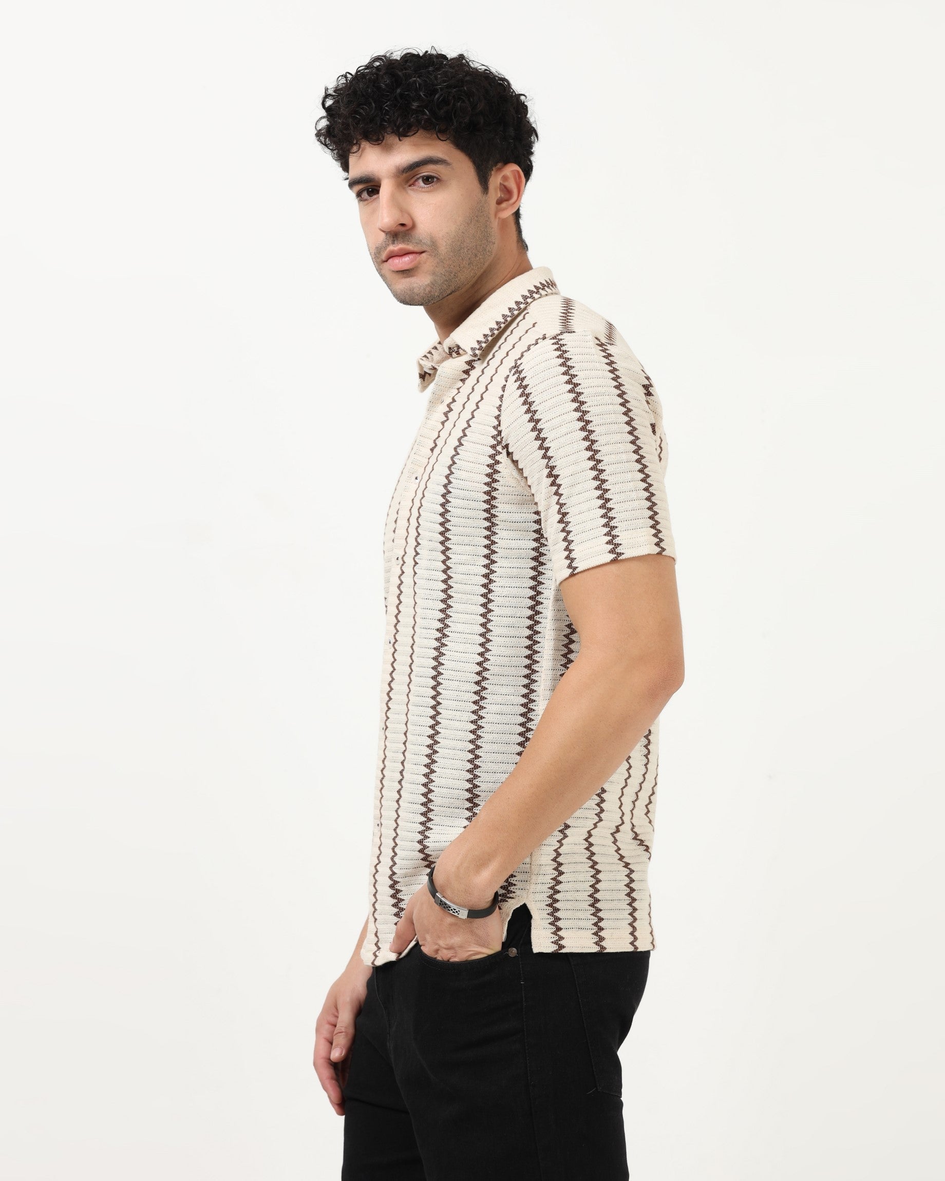 DUNE Brown Zigline Shirt