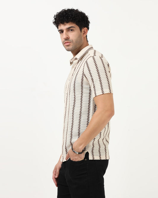 DUNE Brown Zigline Shirt