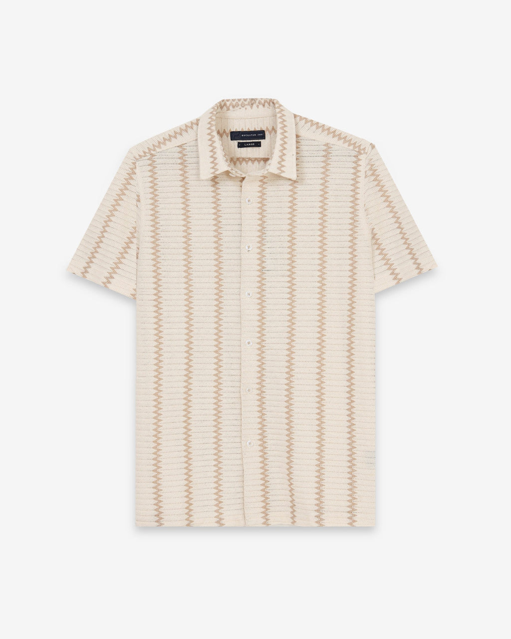 DUNE Beige Zigline Shirt