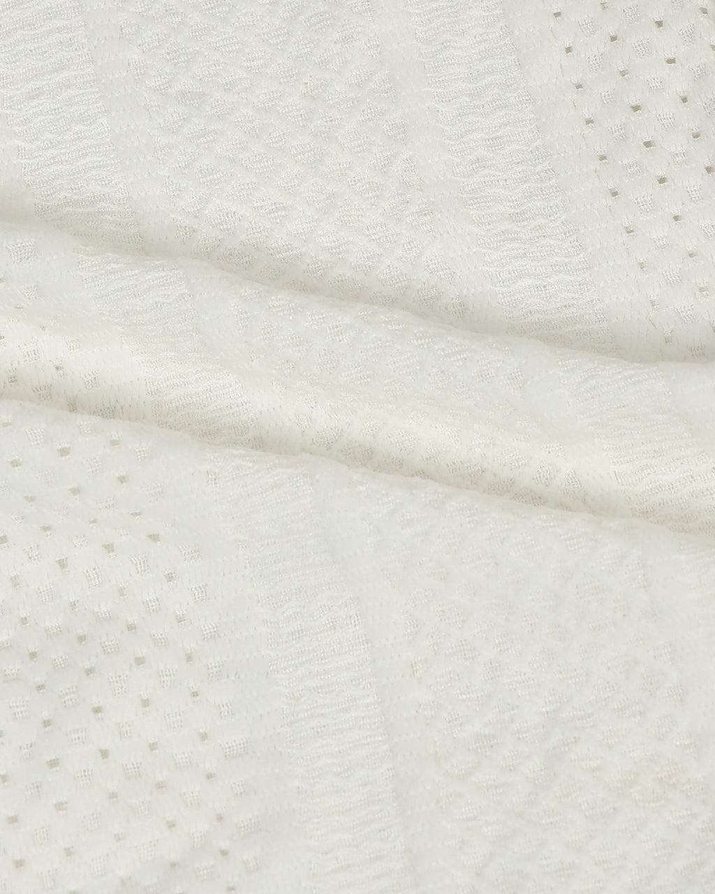 AETHER White Mesh Knit shirt