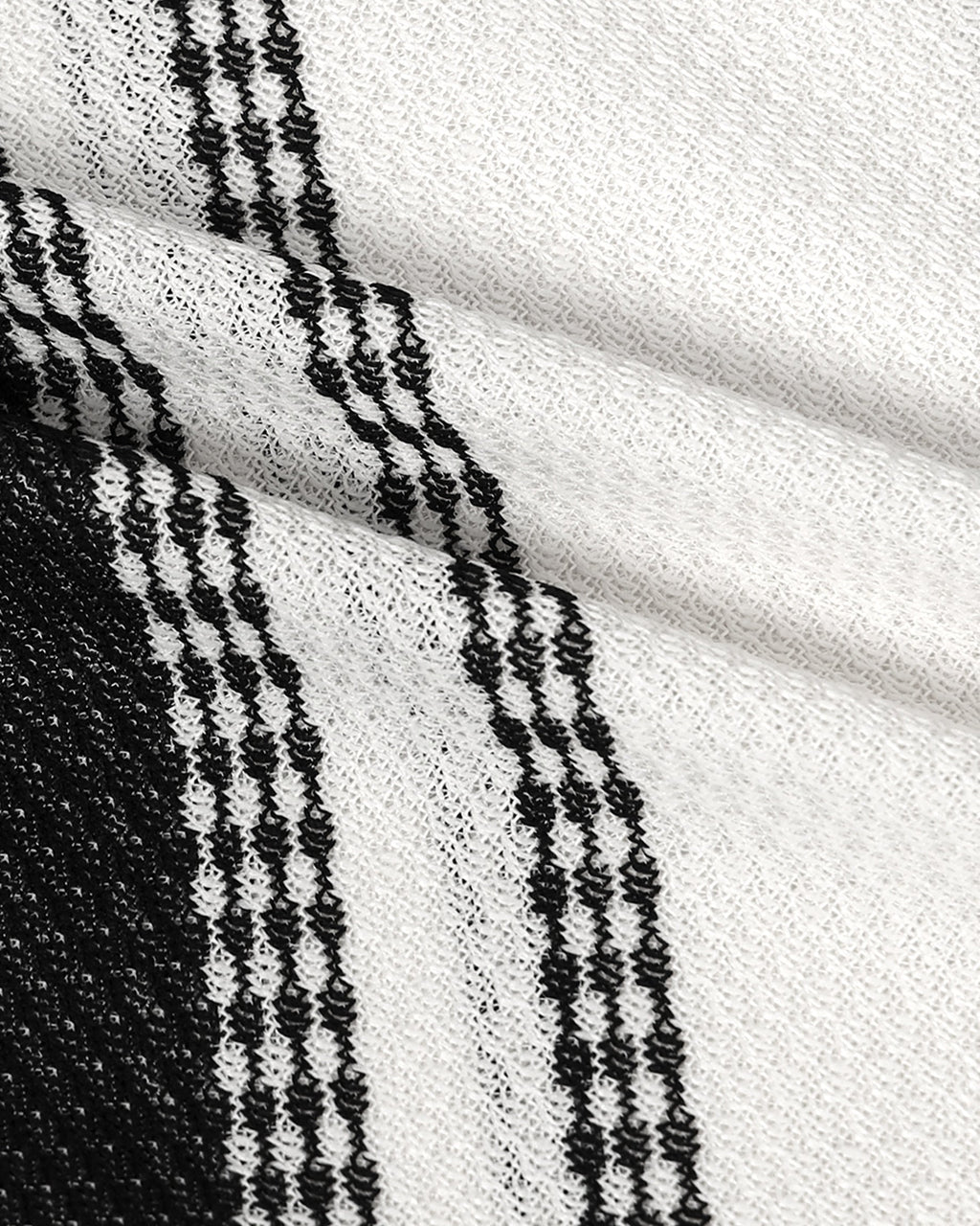 VOLT Black Textured Knit Shirt