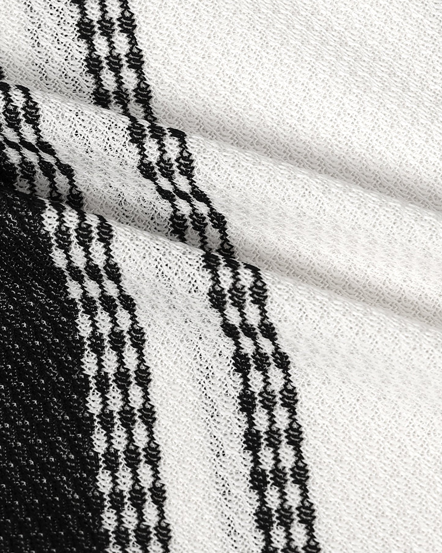 VOLT Black Textured Knit Shirt