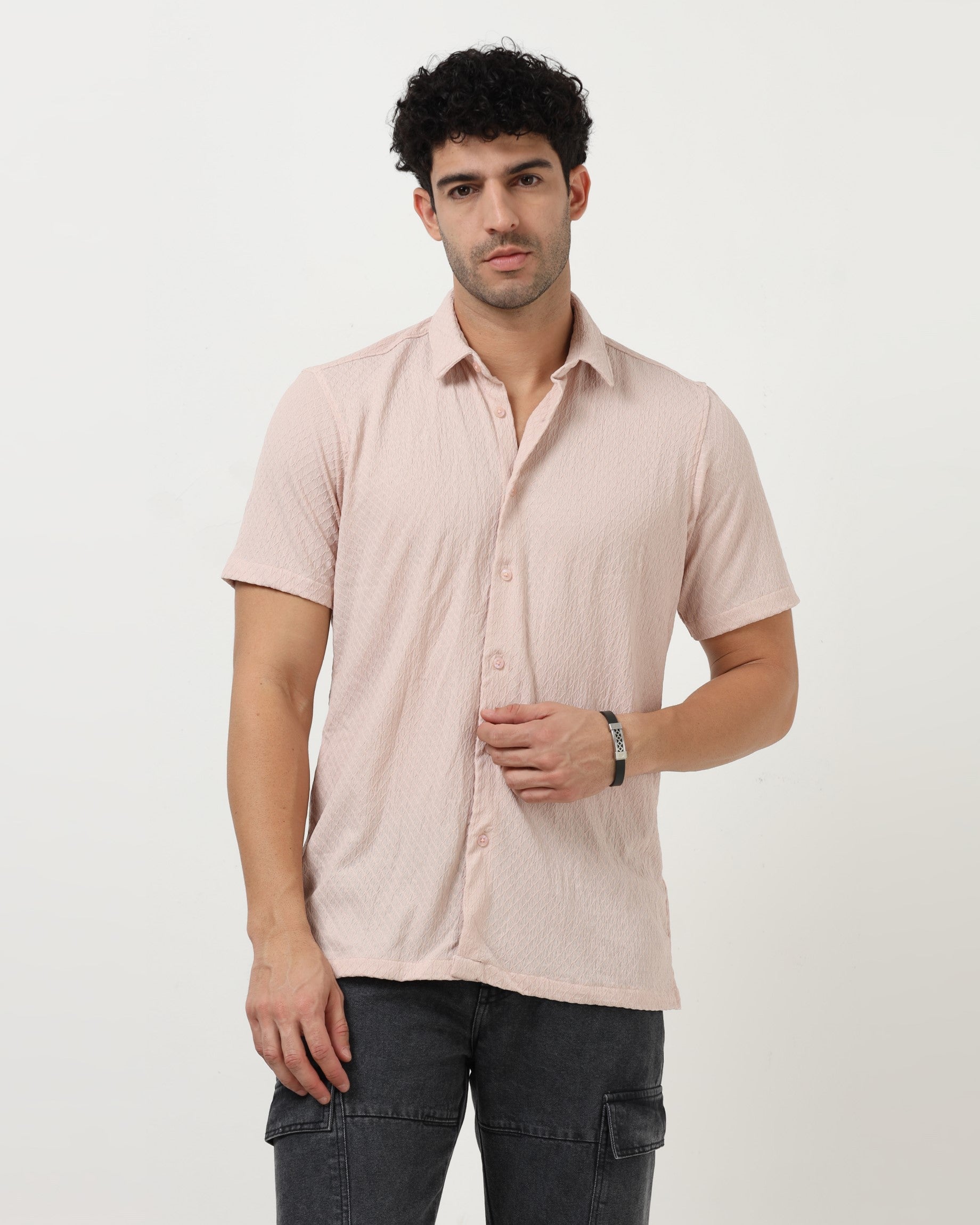 HALO Pink Knit Shirt