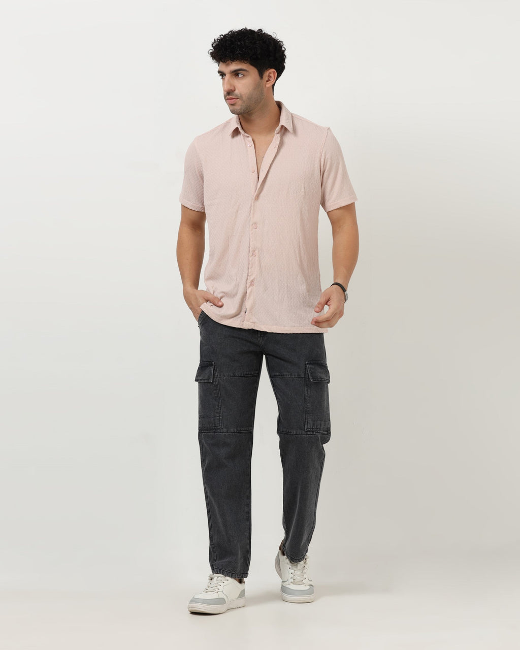 HALO Pink Knit Shirt
