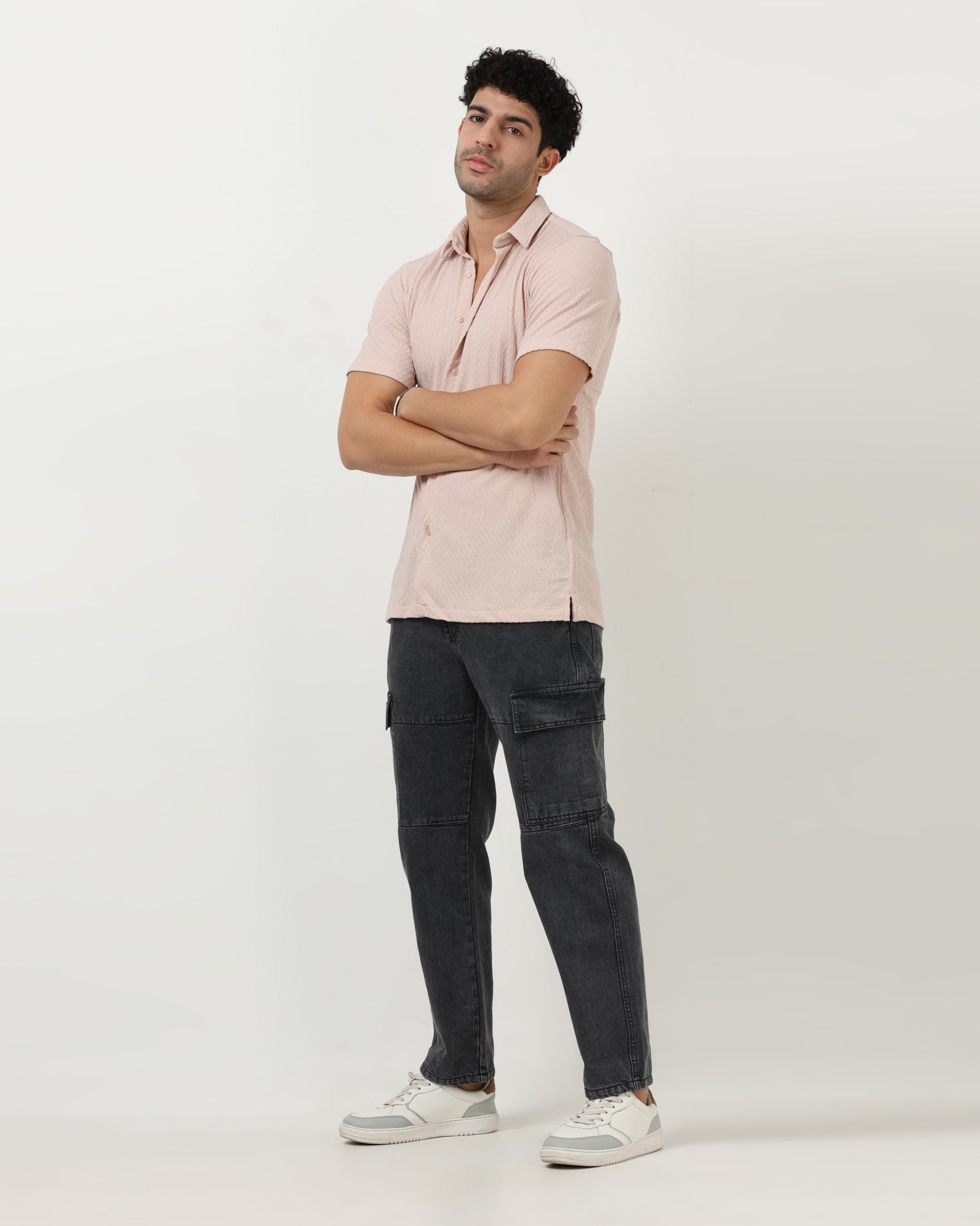 HALO Pink Knit Shirt