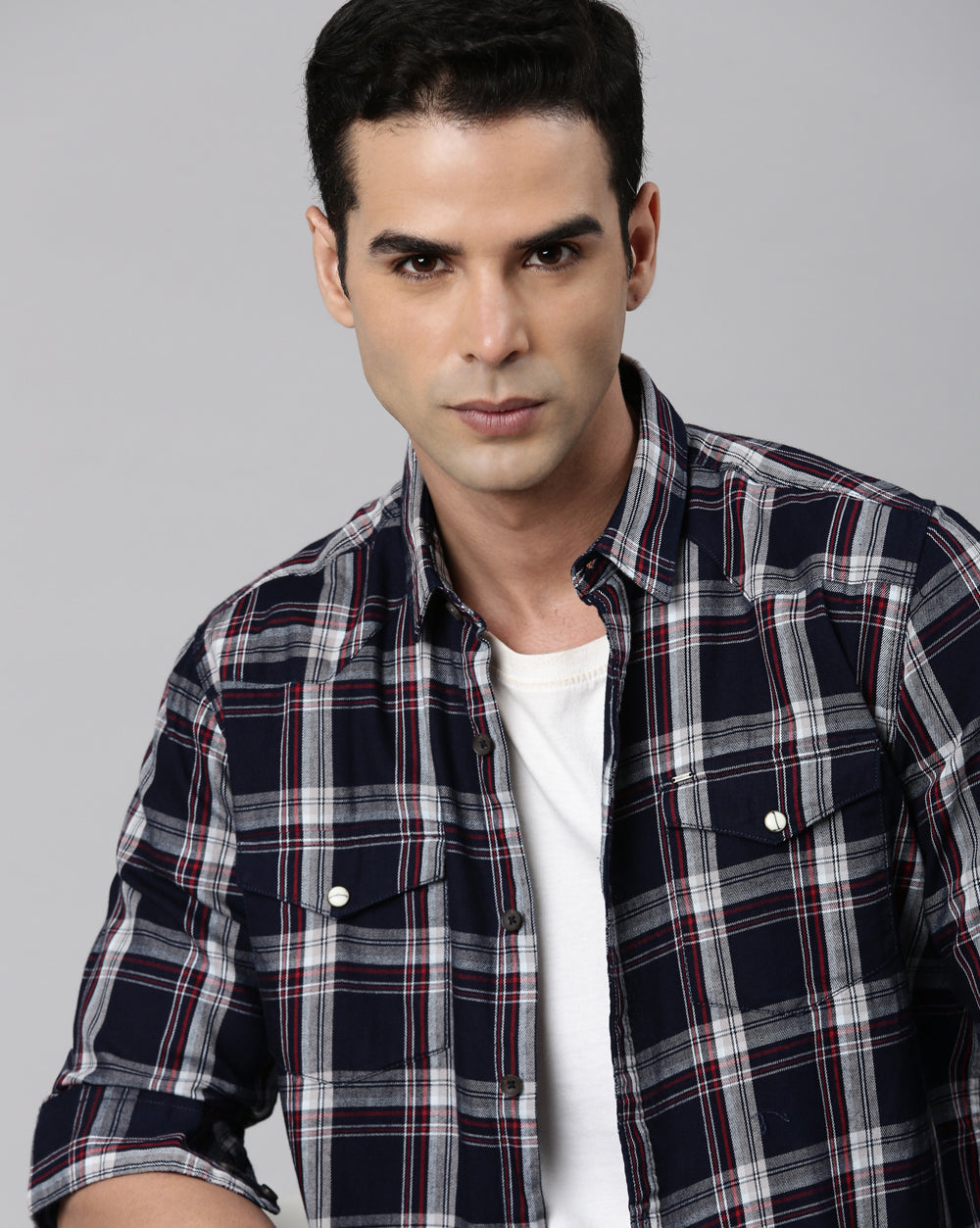 Swing Indigo Dreams Checkered Shirt