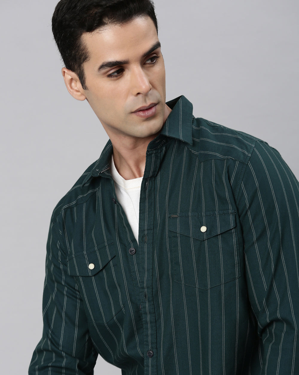 Green Stripe Shirt