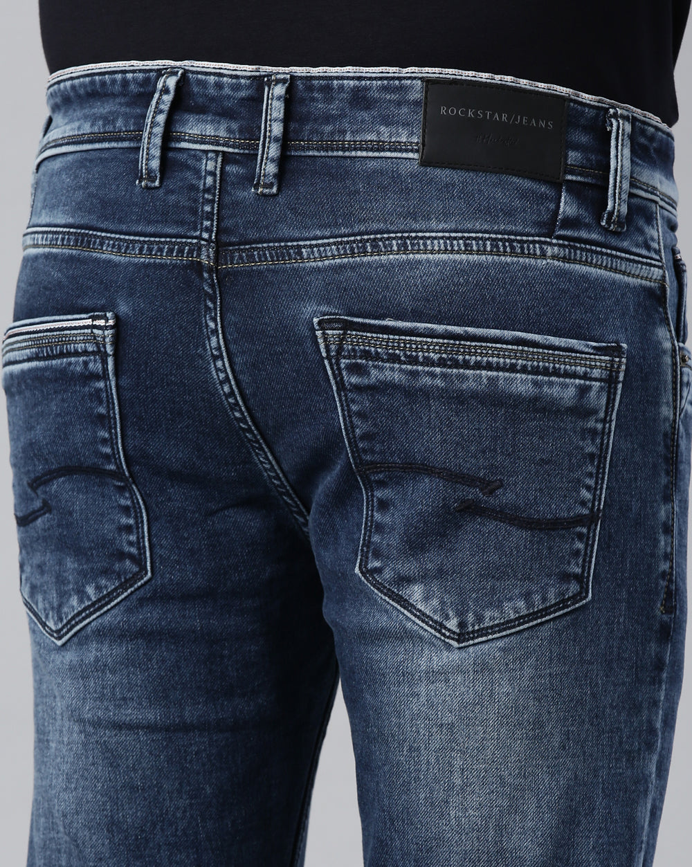 Distressed Blue Denim