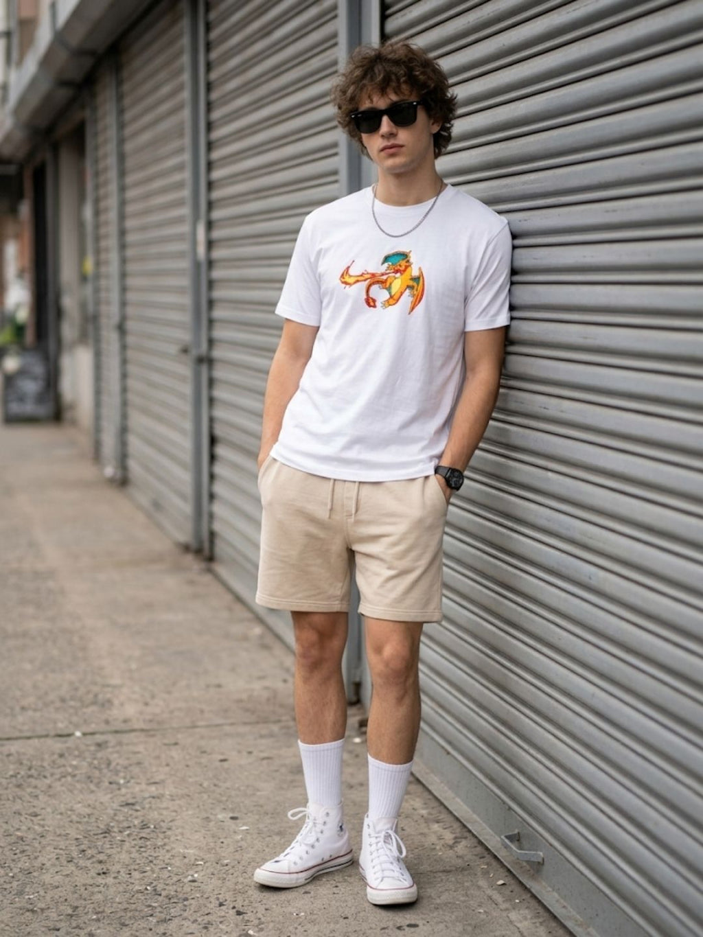 White Round Neck Bio Wash Single Jersey