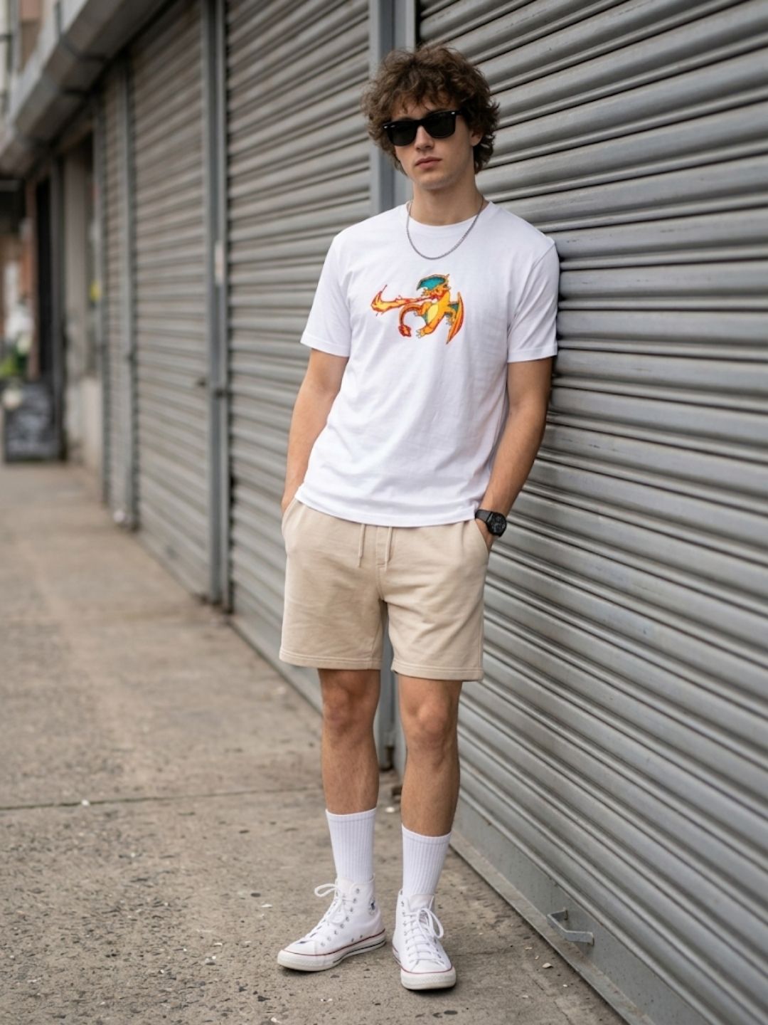 White Round Neck Bio Wash Single Jersey