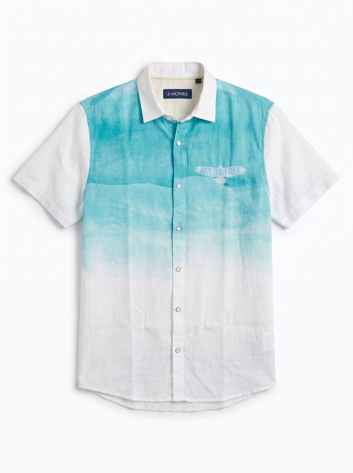 Turquoise Ombre Resort Shirt