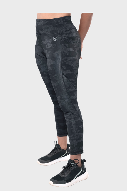 Aerobix:performance Legging/tights Full Length-2+1 Hidden Pocket