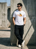 White Round Neck Bio Wash Single Jersey
