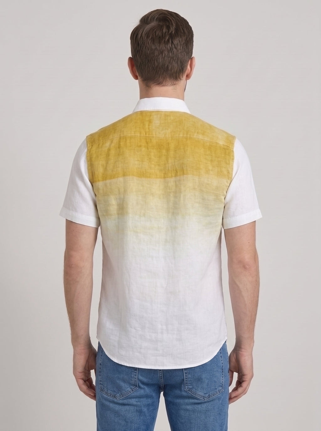 Yellow Ombre Resort Shirt