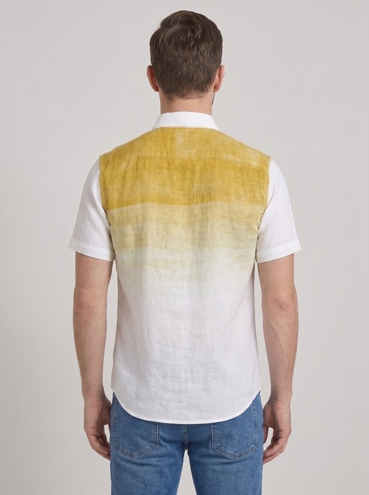 Yellow Ombre Resort Shirt