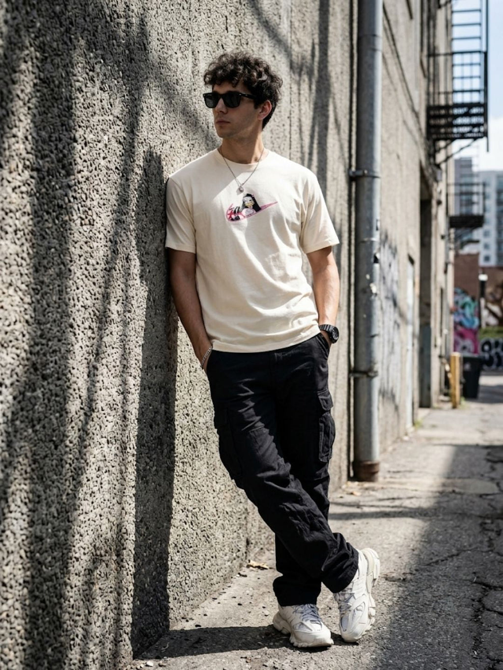 White Round Neck Bio Wash Single Jersey