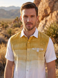 Yellow Ombre Resort Shirt