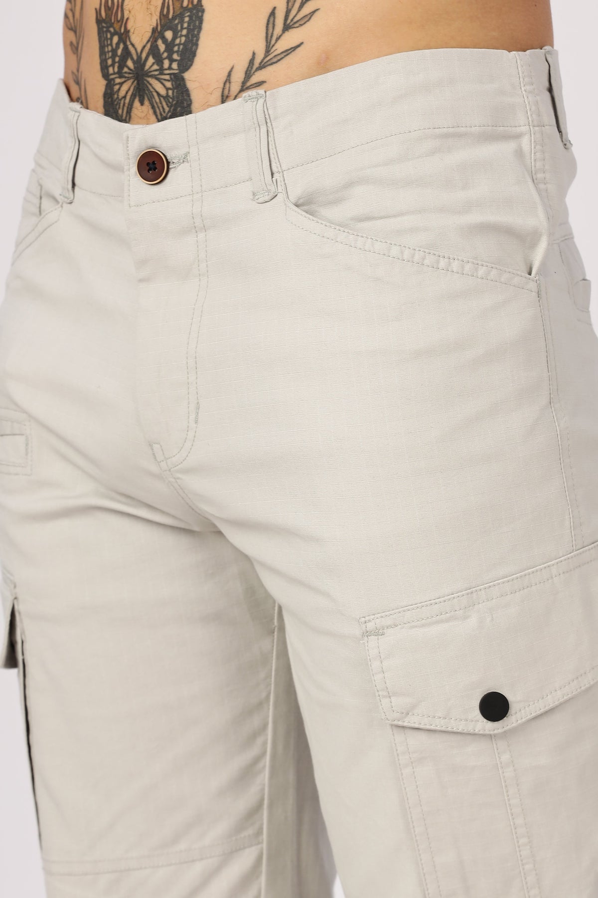 Men Ribstop Heavy duty Cargo-Stone