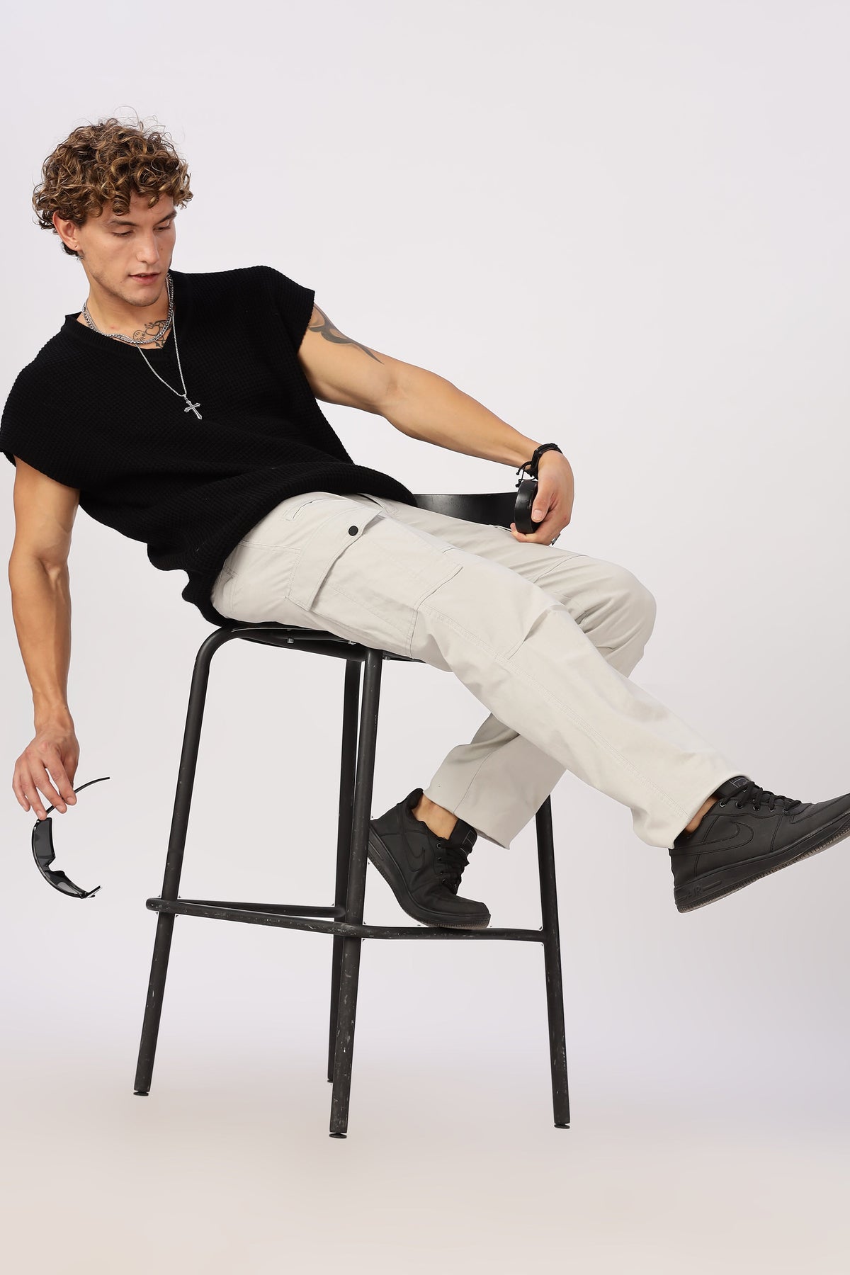 Men Ribstop Heavy duty Cargo-Stone