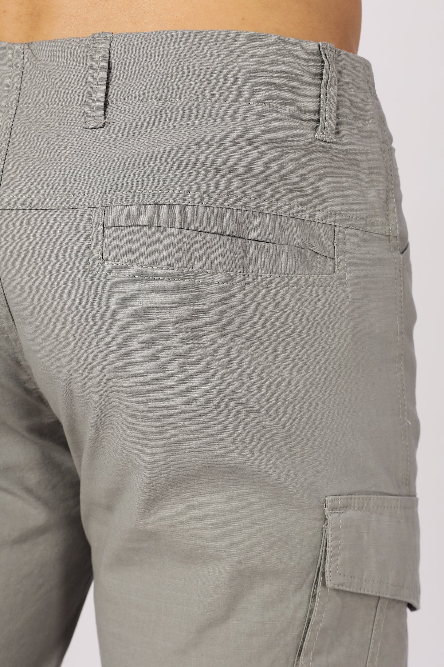 Men Ribstop Heavy duty Cargo-Lt Grey