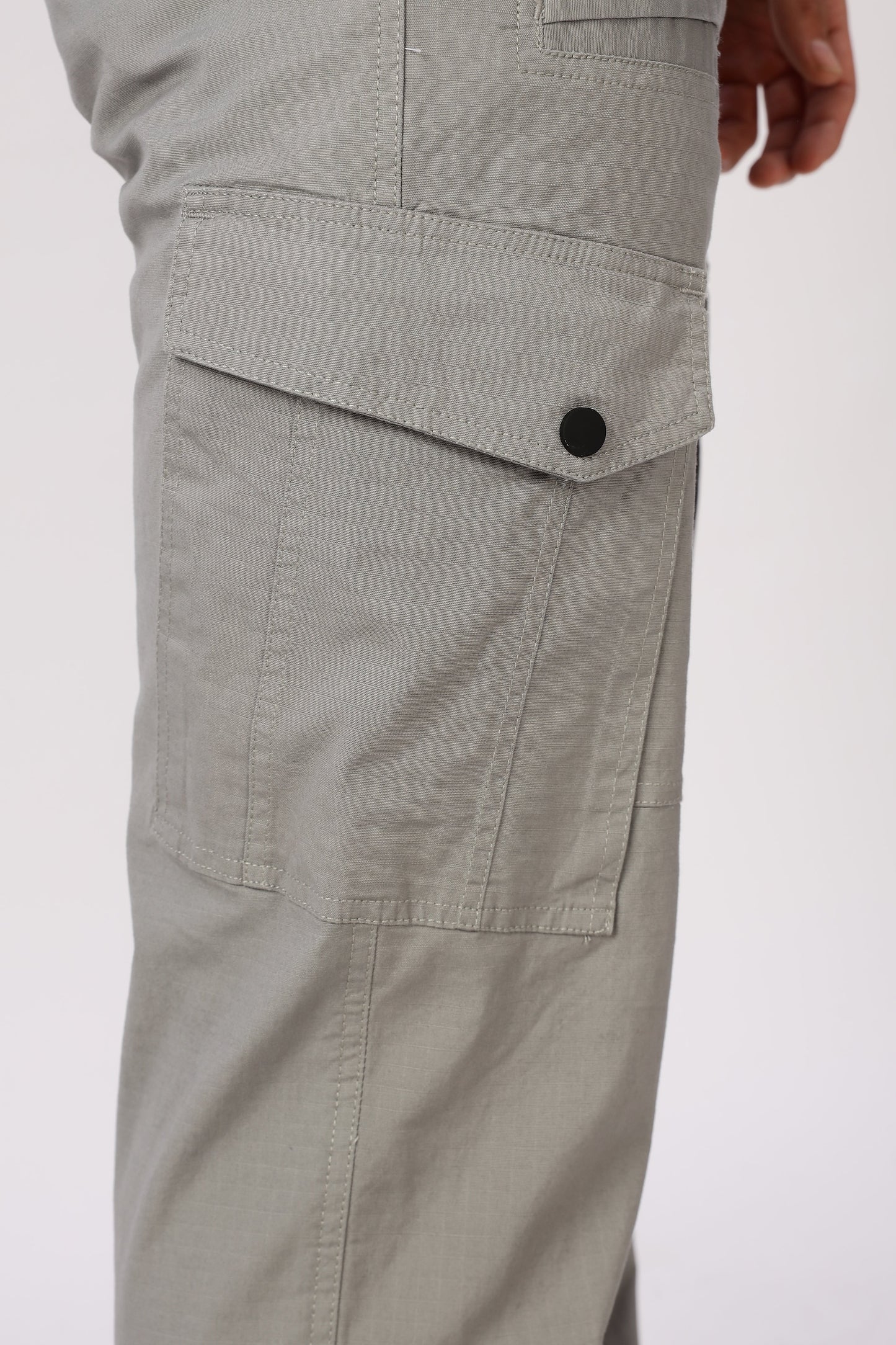 Men Ribstop Heavy duty Cargo-Lt Grey