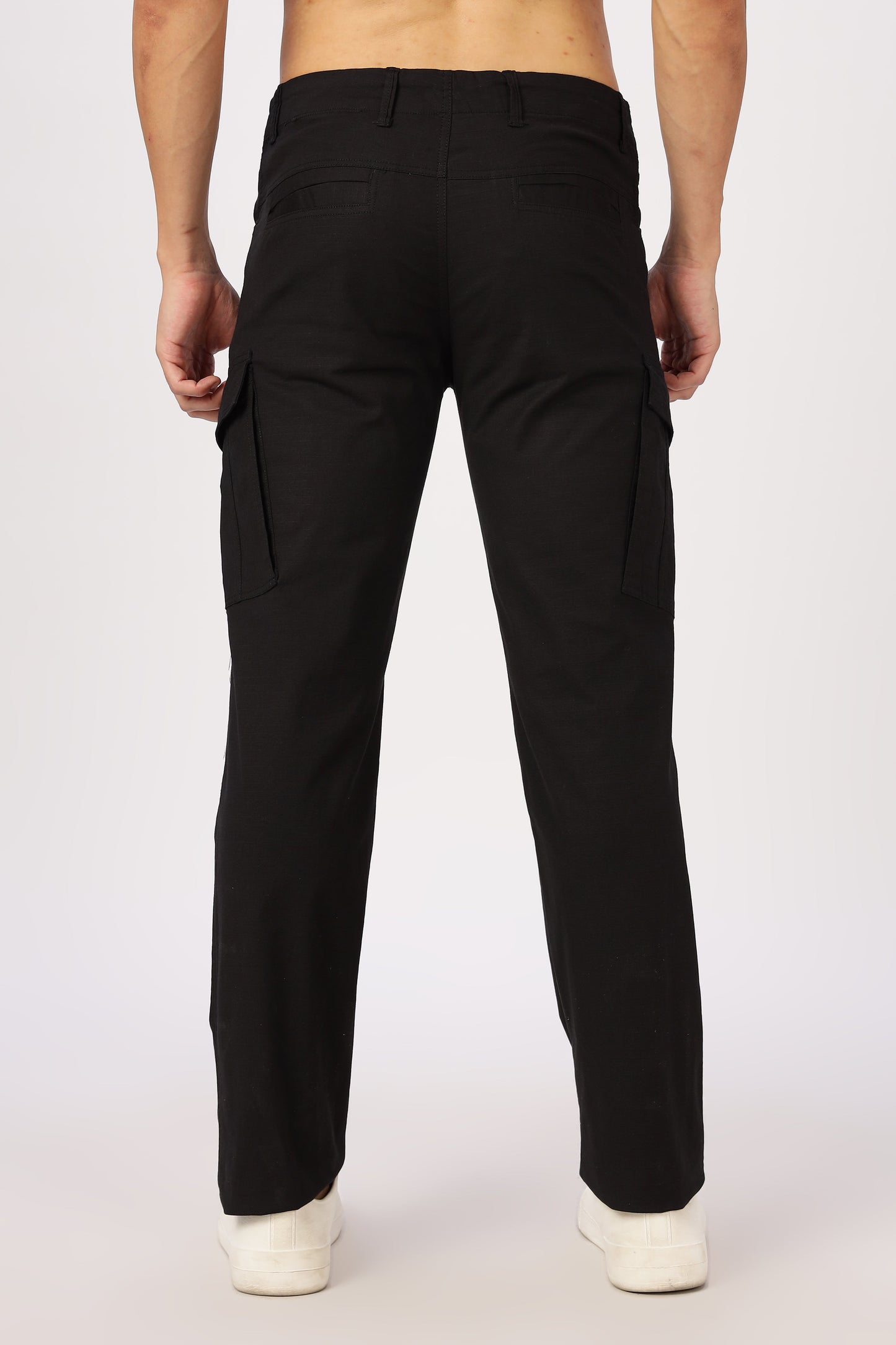 Men Ribstop Heavy duty Cargo-Black