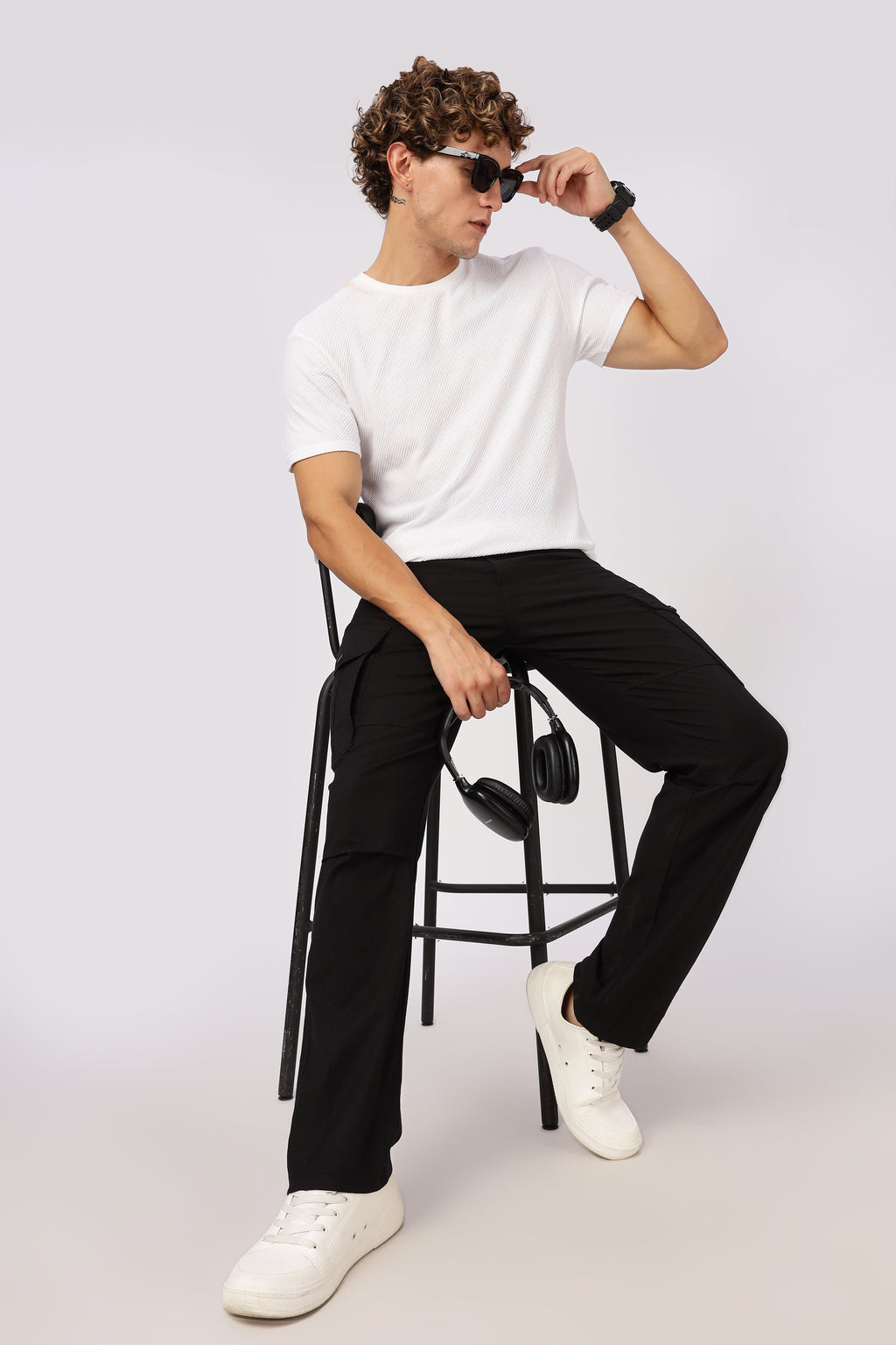 Men Ribstop Heavy duty Cargo-Navy