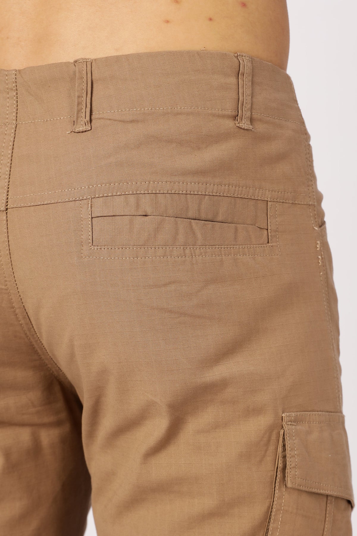Men Ribstop Heavy duty Cargo-Khakhi