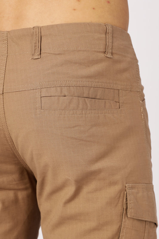 Men Ribstop Heavy duty Cargo-Khakhi