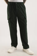 Men Corduroy Relaxed Cargo-Olive