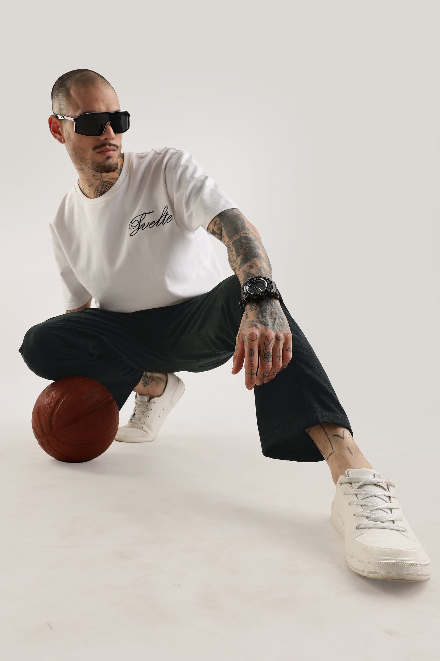 Men Corduroy Relaxed Cargo-Dk Grey