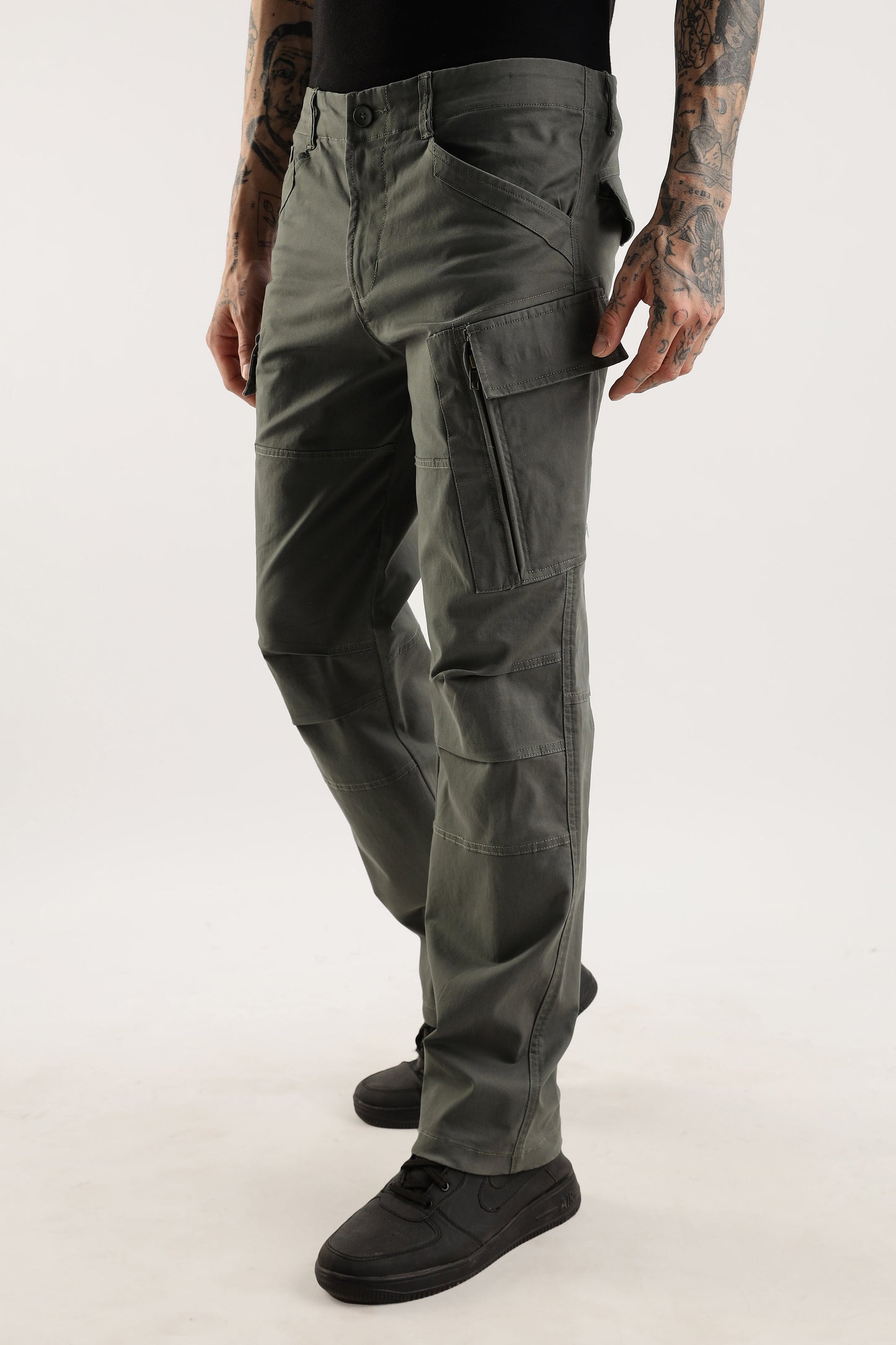 Men Heavy Air Cargo-Grey