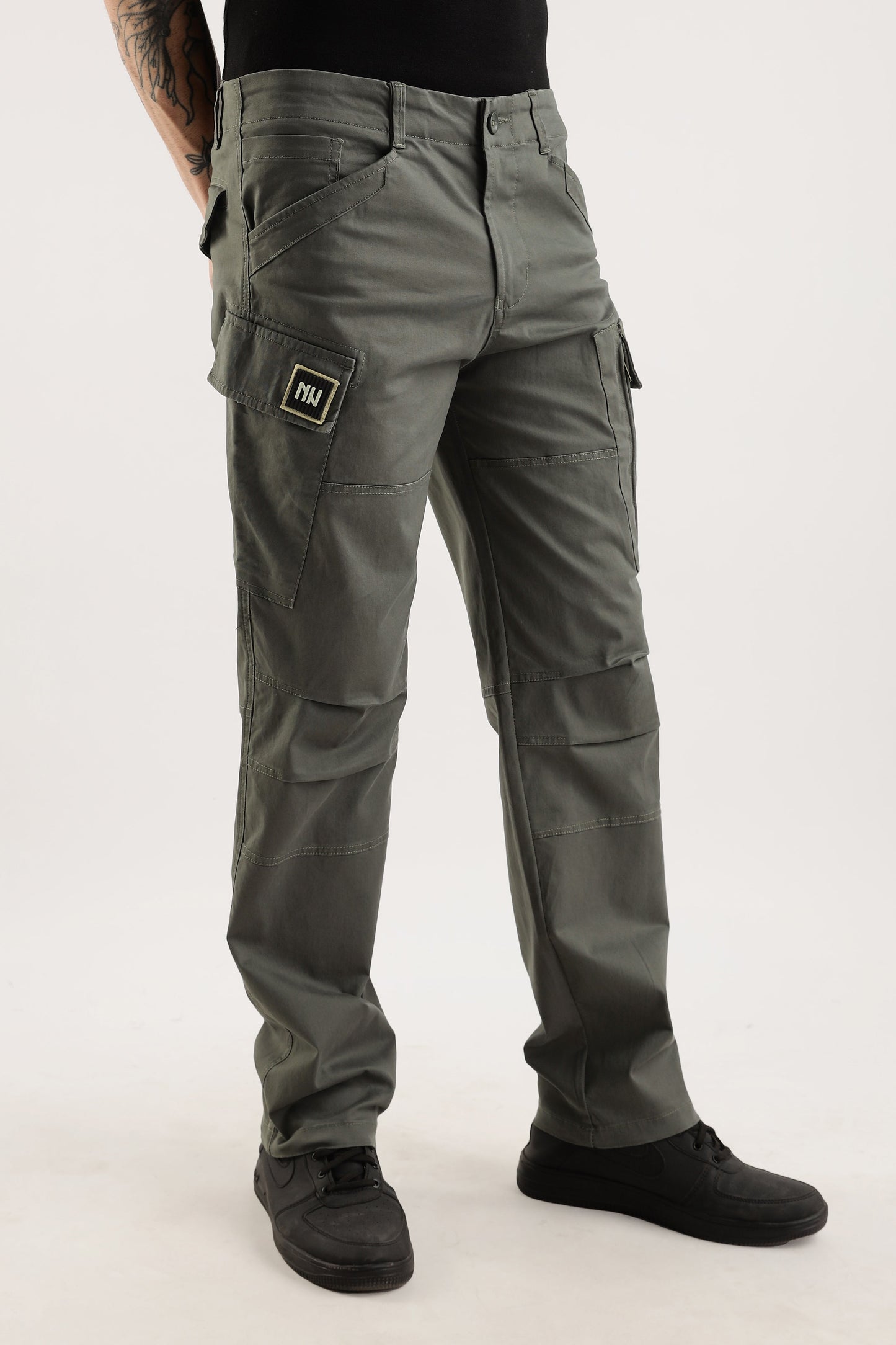 Men Heavy Air Cargo-Grey