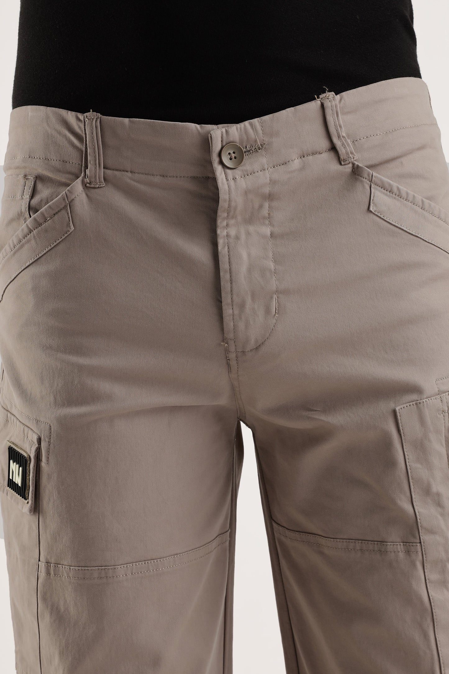 Men Heavy Twill Cargo-Fawn