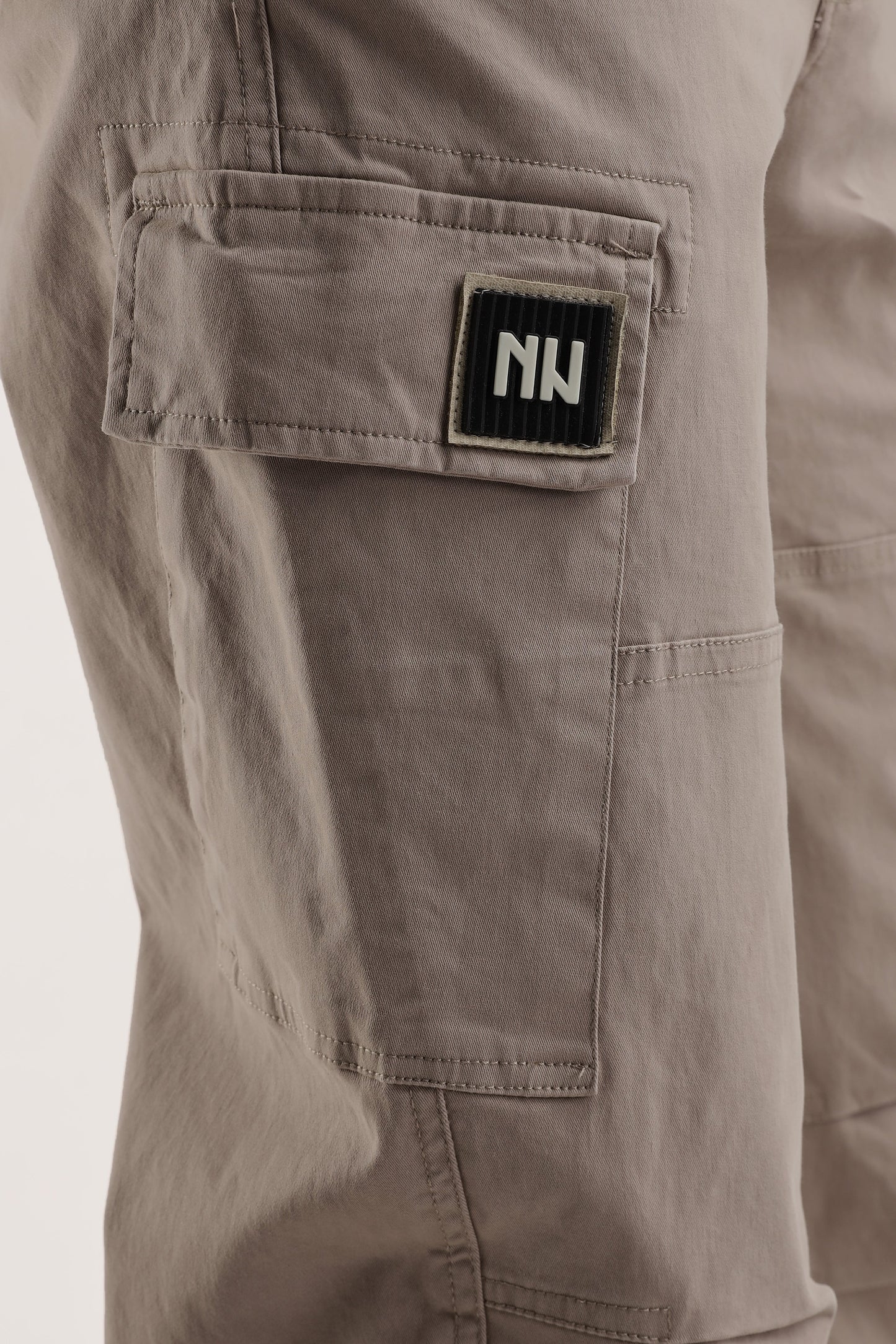 Men Heavy Twill Cargo-Fawn