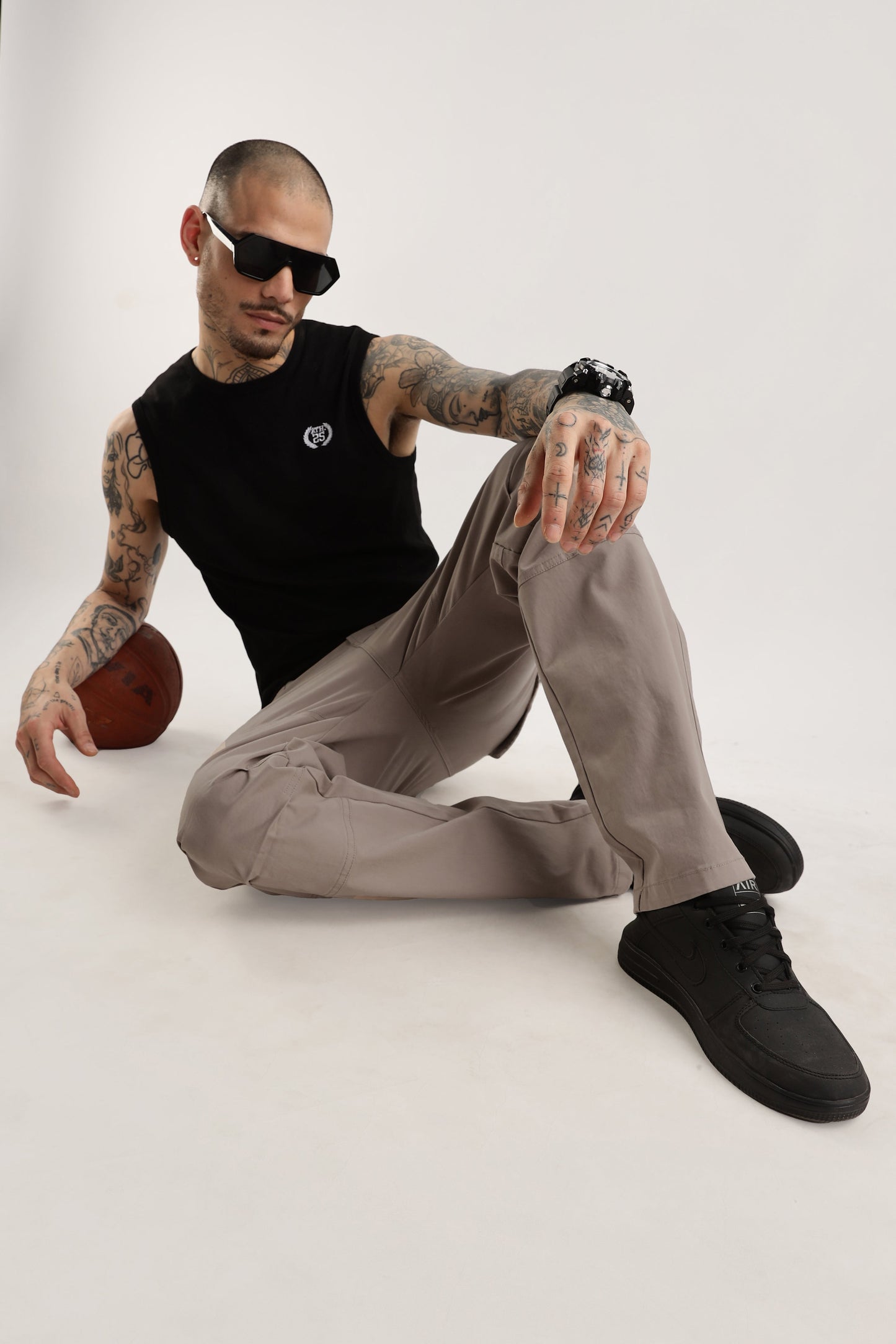 Men Heavy Twill Cargo-Fawn