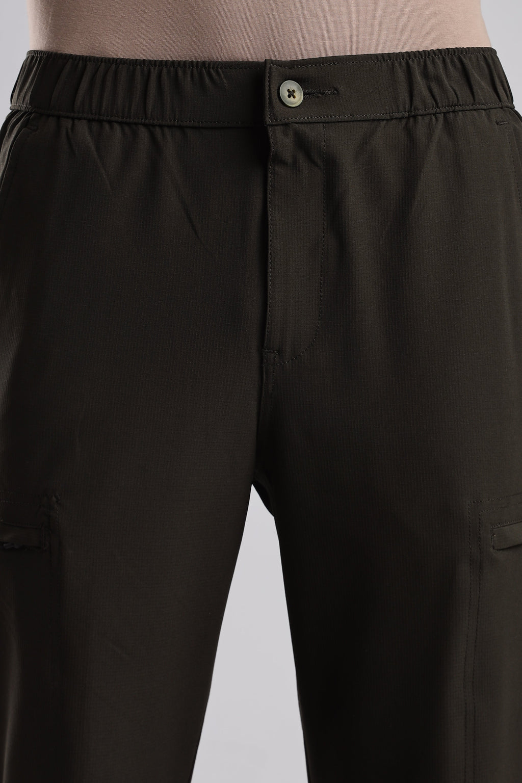 Men Structured Adventure Cargo-Olive